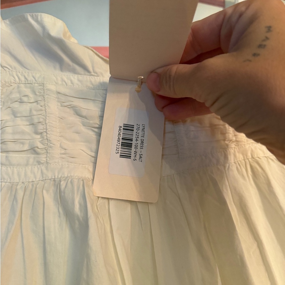 Doen LYNETTE DRESS in salt small NWT - Picture 5 of 5